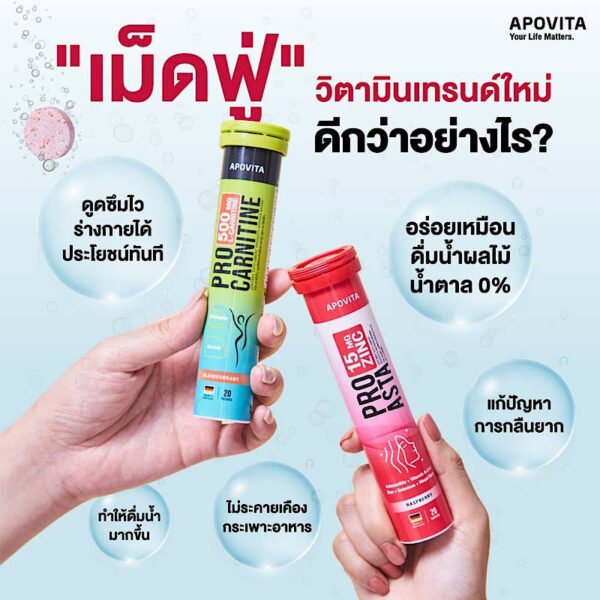 อะโพวิต้าโปรแอสต้าซิ้งค์15มก. 20เม็ด - Image 4